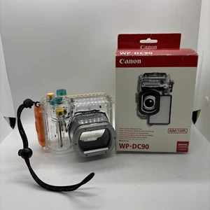 Canon WP-DC90 Digital Camera Waterproof Case 40m 130 Feet Made In Japan Used - Picture 1 of 10