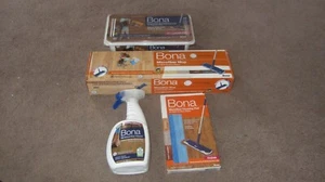 Bona Hardwood Floor Care Kit- Includes Microfiber Mop, Pad, Spray & Cleaning Pad - Picture 1 of 5