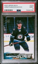 2022-23 Upper Deck Young Guns #223 Jonathan Kovacevic - Winnipeg Jets! PSA 9 📈
