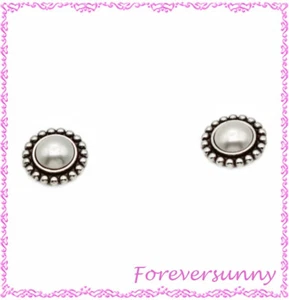Pendientes Brighton Luster pequeños de perlas Fuax - Imagen 1 de 4