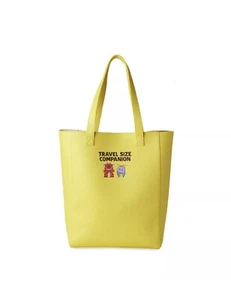 Disney Mulan Tote Mushu and Cri-Kee 2019 Yellow Handbag Purse Faux Leather Bag - Picture 1 of 2
