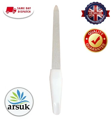 ARSUK® Nail File Sapphire 4 inch Tempted Nickel Coating for Term Use - ISO Quality