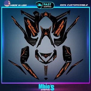 Yamaha Raptor 700 700R graphics kit 2013 2014 2017 to 2024 decals stickers atv - Picture 1 of 3