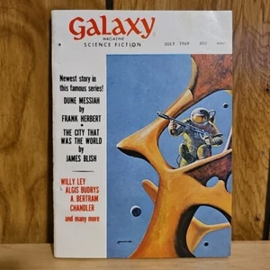 GALAXY Science Fiction Pulp Magazine, July 1969 Dune Messiah By Frank Herbert - Imagen 1 de 2