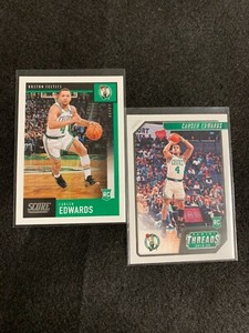 2019-20 Panini Chronicles Crusade Score and Threads Carsen Edwards #627 & 93 🔥