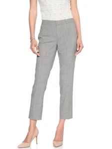 BANANA REPUBLIC Washable Avery Grey Suit Pant Size 14 Reg NWT - Picture 1 of 6