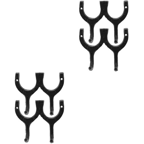 VETEMENTS 2 PEZZI Gancio Appendiabiti Ferro di Cavallo Ganci Vintage Parete per Cappotti Montaggio da Appendere