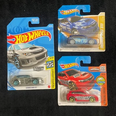 Hot Wheels 2012 HW Premiere Subaru WRX STi azul + Zamac + Circut original - Imagem 1 de 2