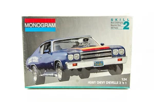 Monogram 1/24 Heavy Chevy Chevelle SS 454 3 n 1 Model Car Kit 2715 - Picture 1 of 3