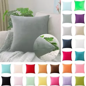 DE 30-70cm Plüsch Kissenhülle Kissenbezug Kopfkissenbezug Sofakissen Dekokissen - Bild 1 von 52