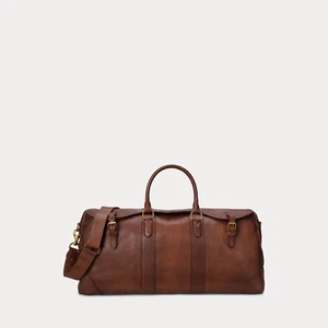 RALPH LAUREN HERITAGE LEATHER DUFFEL BAG - Picture 1 of 5