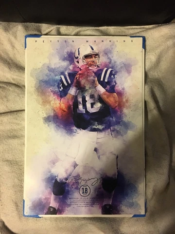 Indianapolis Colts Peyton Manning Statue Unveiling Jersey Retirement SGA Poster Cover