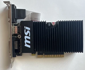 MSI GeForce GT 710 2GB DDR3 Graphics Card (GT 710 2GD3 LP) PCIe Powered GPU - Picture 1 of 9
