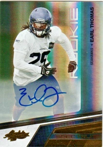 Absolute Earl Thomas RC 2010 dorado automático #43/99!!! Texas Seahawks - Imagen 1 de 1