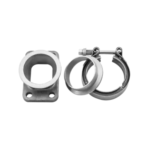 CXRacing T3 Turbo to 2.5" V-Band Stainless Steel Cast Flange Adapter Converter - Picture 1 of 9