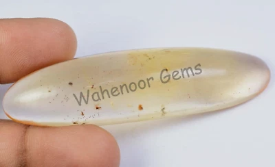 41.80 Ct 100% Natural Yellow Amber Insect Inclusion Certified Loose Gemstone - Image 1 of 4