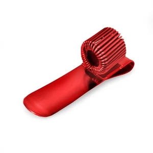 Single Metal Pen Holder with Pocket Clip - Ideal For Doctors / Nurses - Red - Picture 1 of 3