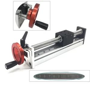 Linearführung manueller Tisch Stellantrieb 60kg Last 1605 Kugelumlaufspindel  - Bild 1 von 18