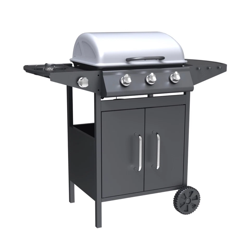Barbecue gas C Fornello 3 fuochi Bbq3pl1 Pyramidea