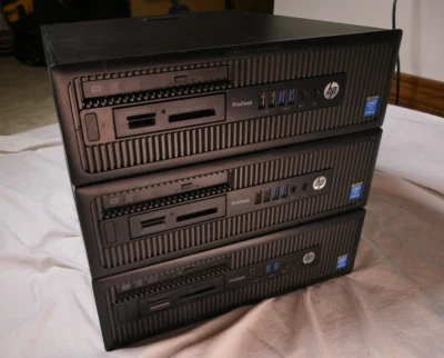 HP ProDesk 600 G1 i3-4160 8GB 500GB HD wired internet Windows 10 Pro - 3.60GHz - Image 1 of 4