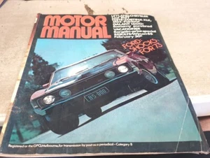 Feb 1973 Motor Manual Magazine FORD XA FALCON GT , Galant DATSUN SSS - Bild 1 von 8