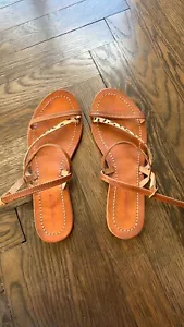 Women’s strappy leather flat sandals by Les Tropeziennes - Picture 1 of 5