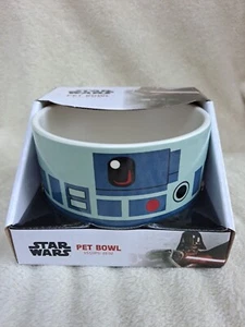 Star Wars R2-D2 Ceramic Pet Bowl 3.5 Cups / 28 Oz Dishwasher Safe For Dogs & Cat - Picture 1 of 4