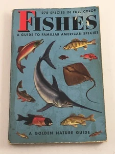 Vintage 1956 FISHES Guide To American Species FULL COLOR Golden Nature Fishing - Bild 1 von 4
