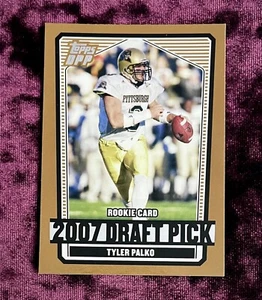 Camiseta deportiva de novato Pitt Holstein Tyler Palko 2007 Topps selección del draft radiocontrol dorada #121 como nueva - Imagen 1 de 4