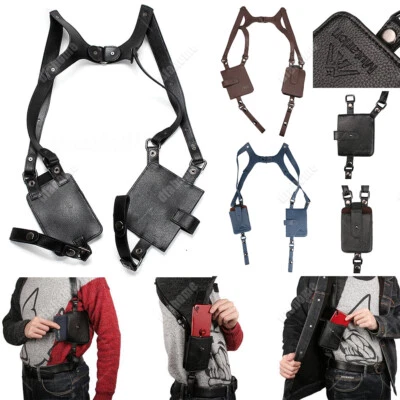 Anti-Theft Hidden Underarm Strap Wallet Pocket Holster Phone Double Shoulder Bag - Image 1 of 4