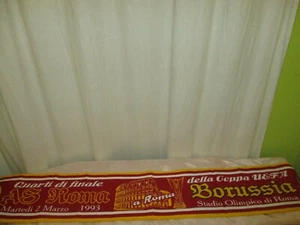 AS Rom/Borussia Dortmund Fan Schal "Quarti di finale della Coppa UEFA 1993" TOP - Bild 1 von 6