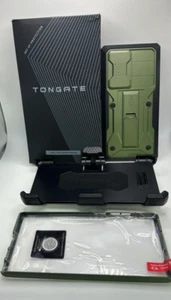 Tongate for Samsung Galaxy S23 Ultra Case with Kickstand & Belt-Clip Green - Picture 1 of 1