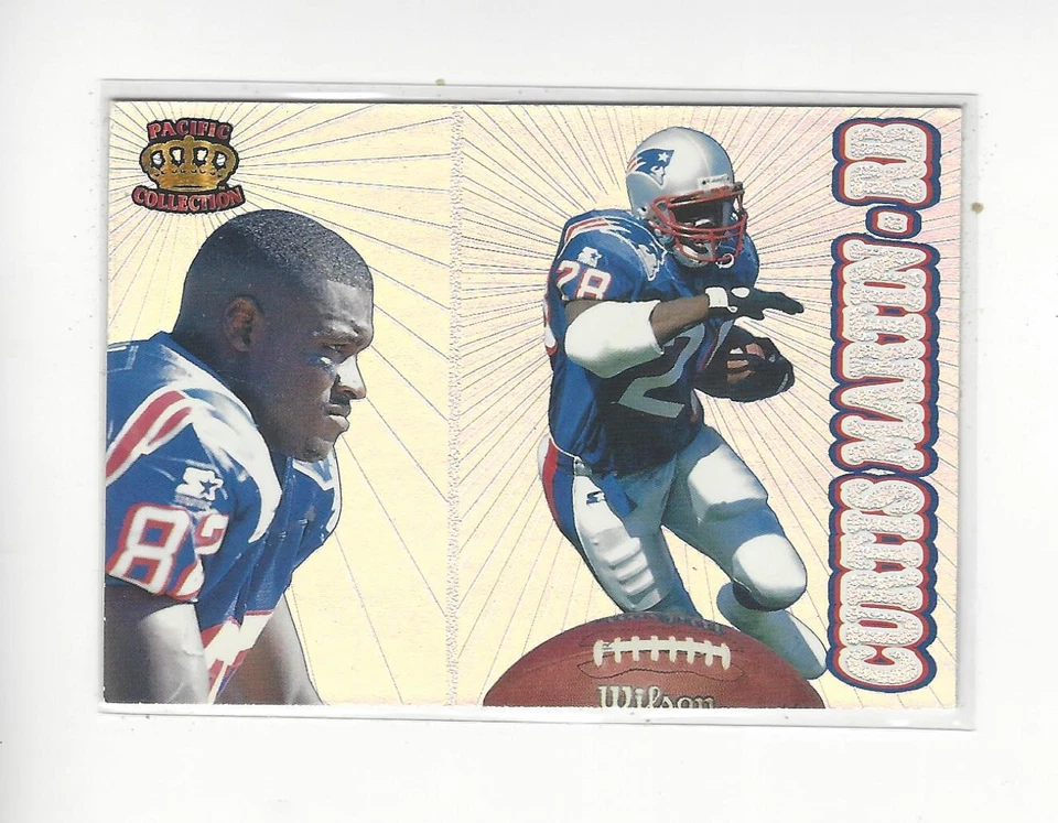 1995 Pacific Prisms #195 Curtis Martin RC Rookie Patriots Jets - Image 1 of 1