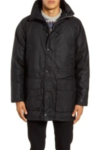 Barbour® Fenton Wax Jacket, J. Crew - Men's size S - Black -NWT - Picture 1 of 8