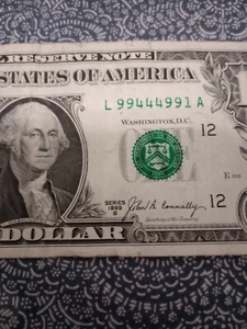 Billete De 1 Dólar Serie Trinario Para Colección Año 1969 B - Picture 1 of 2