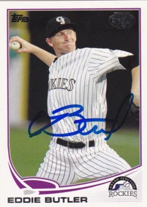 EDDIE BUTLER GRAND JUNCTION ROCKIES SIGNED PRO DEBUT CARD COLORADO CHICAGO CUBS - Picture 1 of 1