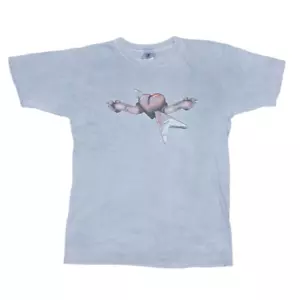 Vintage Tom Petty The Heartbreakers Band Logo Official Merch T-Shirt Size M/L - Picture 1 of 7