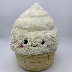 CONO DE HELADO GIGANTE APLASTABLE 15" ESPOLVOREA COMIDA KAWAII LINDA ALMOHADA DIFUSA - Imagen 1 de 8