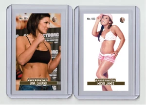 Gina Carano rara MH Cavendish #'d 3/3 Tarjeta de tabaco no. 305 - Imagen 1 de 1