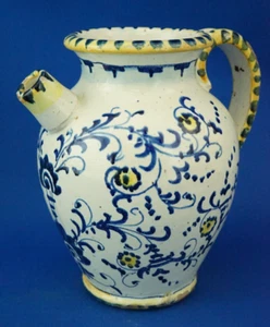 Tuscan Italy majolica pharmacy jar 17th 1600 1700 18th attr. Cafaggiolo furnace - Picture 1 of 24