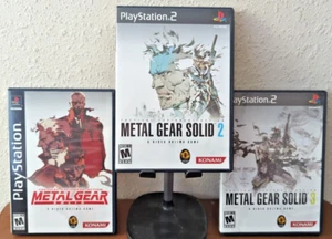 Metal Gear Solid Tactical Espionaje Acción 3 Juego Paquete En Caja, Probado y Funcionando - Imagen 1 de 10