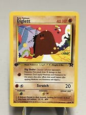 Pokemon Team Rocket 1st Edition Diglett #52/82 2000 WOTC First Edition Common