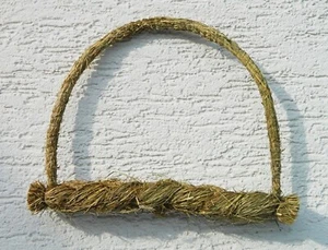 Figura Decorativa Figura De Heno Colgante H 25 Cm Material Natural Heno - Imagen 1 de 1