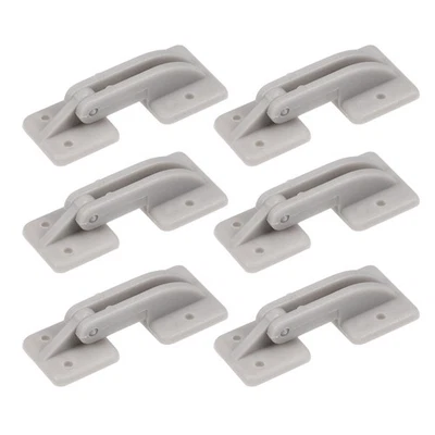 RC Charnières Hachure Réglable L38xW18mm pour RC Modèle Pièce Avion Gris 6Pcs - Photo 1/3