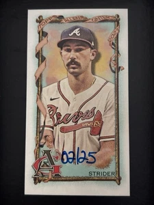 2023 Topps Allen & Ginter Spencer Strider Brooklyn Back Mini #02/25 Braves *Mint - Picture 1 of 2