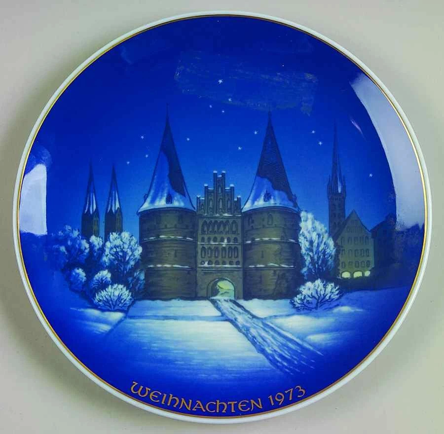 Rosenthal - Plato de Navidad Continental Rosenthal Lubeck-Holstein - Sin caja 79499 Foto 1 de 1