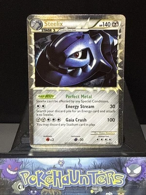 Pokemon Card Steelix Prime 87/95 Ultra Rare Holo HGSS Unleashed Light Play - Image 1 of 4