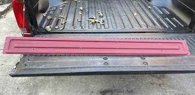 87-96 Ford F150 F250 F350 Puerta Trasera Puerta Trasera Acceso Interior Cubierta Panel Rojo OEM Foto 1 de 4