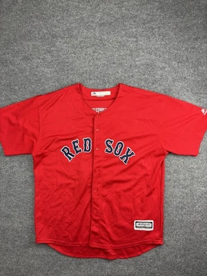 Boston Red Sox Jersey Mens 3XL Red MLB Baseball Betts 50 Cool Base Majestic - Image 1 of 4