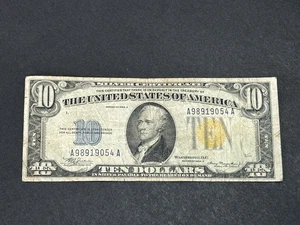 1934 a $10 ***North Africa*** Silver Certificate Note US Bill LOW Shipping!!! - Picture 1 of 2